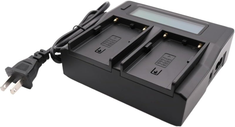 EMOVERY Quick LCD Battery Charger for Sony BP-U60 BPU60 BP-U30 BPU30 BP-U65 BP-U66 BP-U90 BP-U95 BC-U1 BC-U2 PMW-100 PMW-150 160 200 PMW-EX1 EX3 F3 FS5 FS7 PMW-300K2 XDCAM EX Camera - Image 1